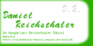 daniel reichsthaler business card
